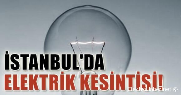 stanbul'da elektrik kesintisi